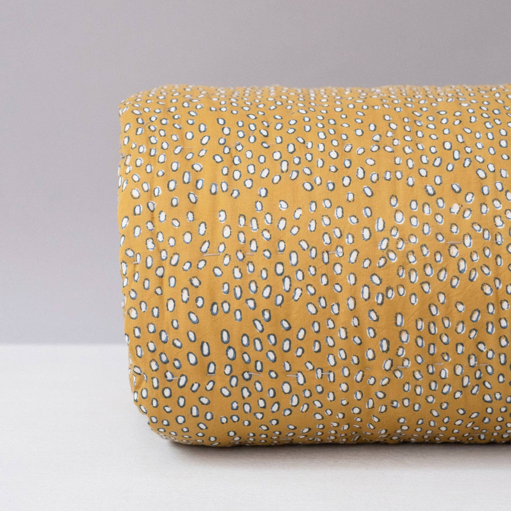 Leo Mustard Little Quilt