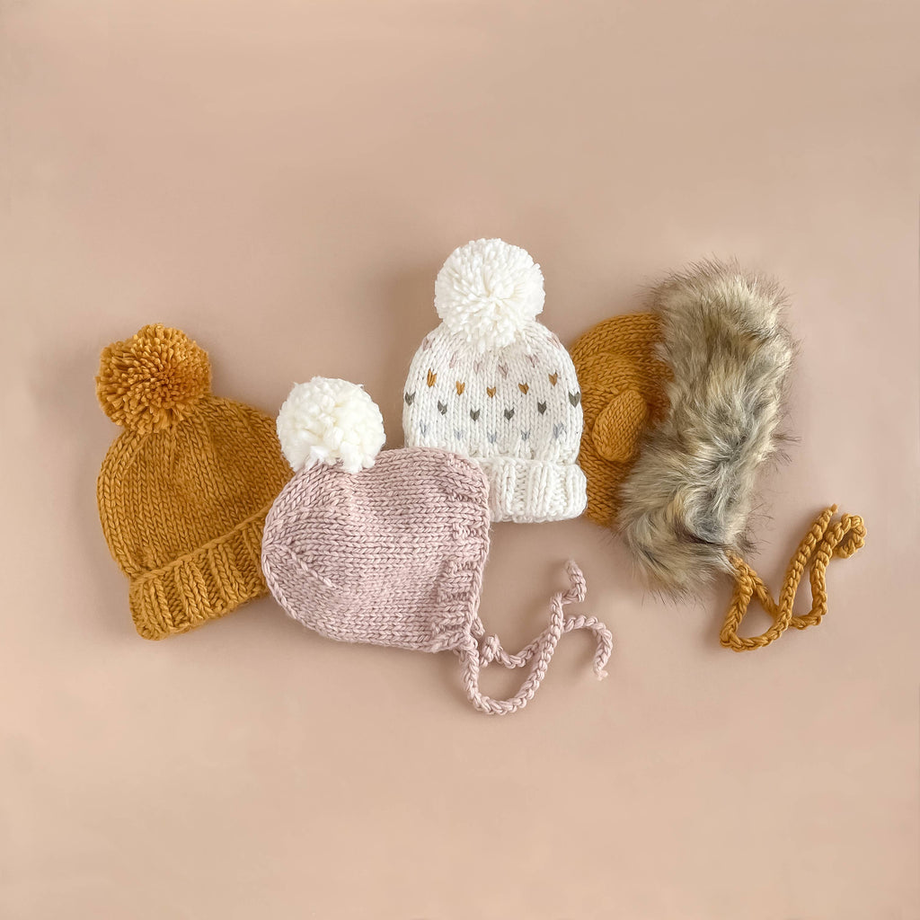 Lion Bonnet, Mustard | Baby & Kids Hat Gift