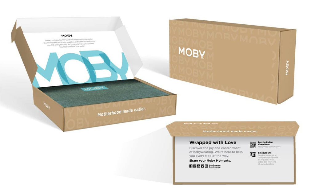 Moby Wrap Classic - Stone Grey- ECOM BOX