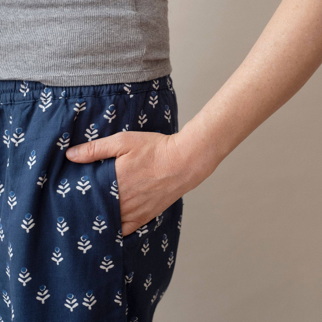 Odessa Pants- Tulip Blue Navy