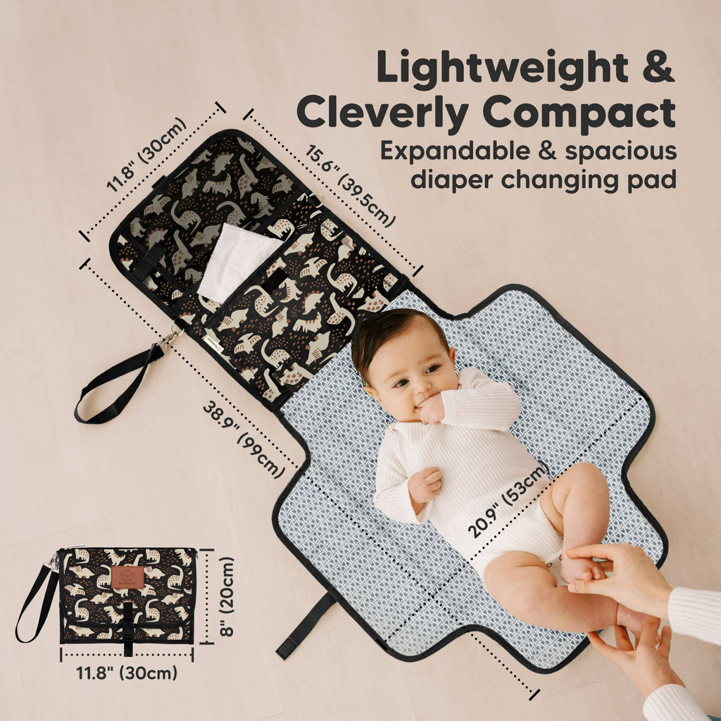 Ezee Portable Diaper Changing Pad, Foldable Changing Mat