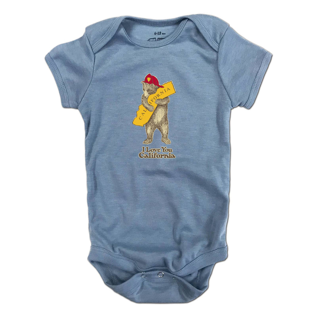 Firefighter Bear Hug Onesie
