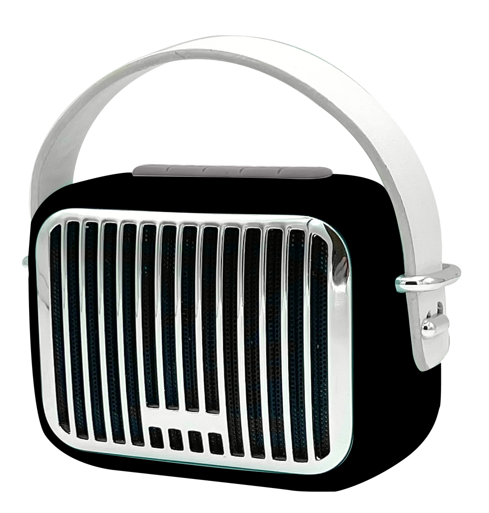 Mini Bluetooth Retro Speaker - Black