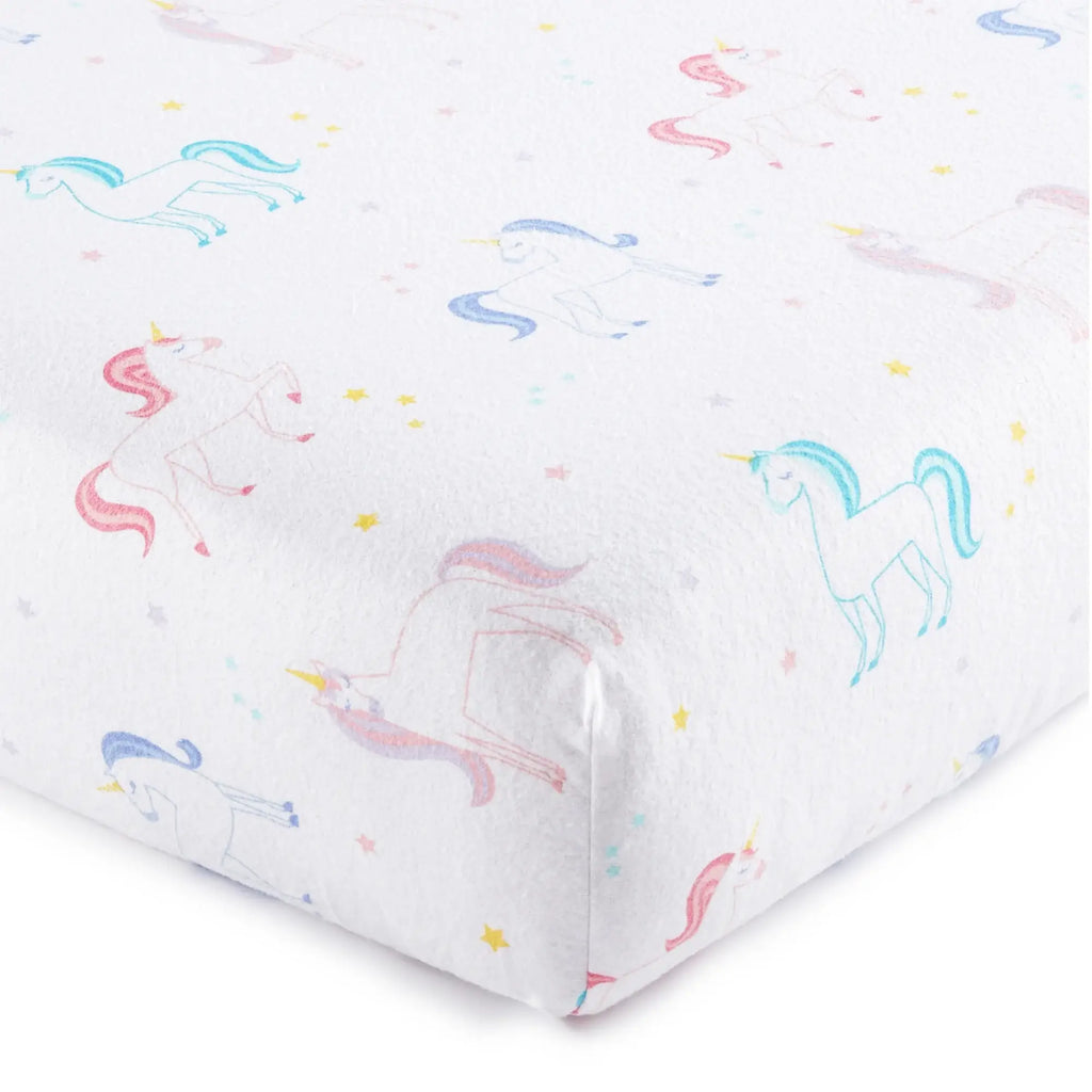 Unicorn Cotton Sheet Set - Twin