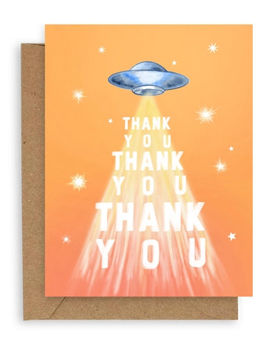 UFO Thank You Card