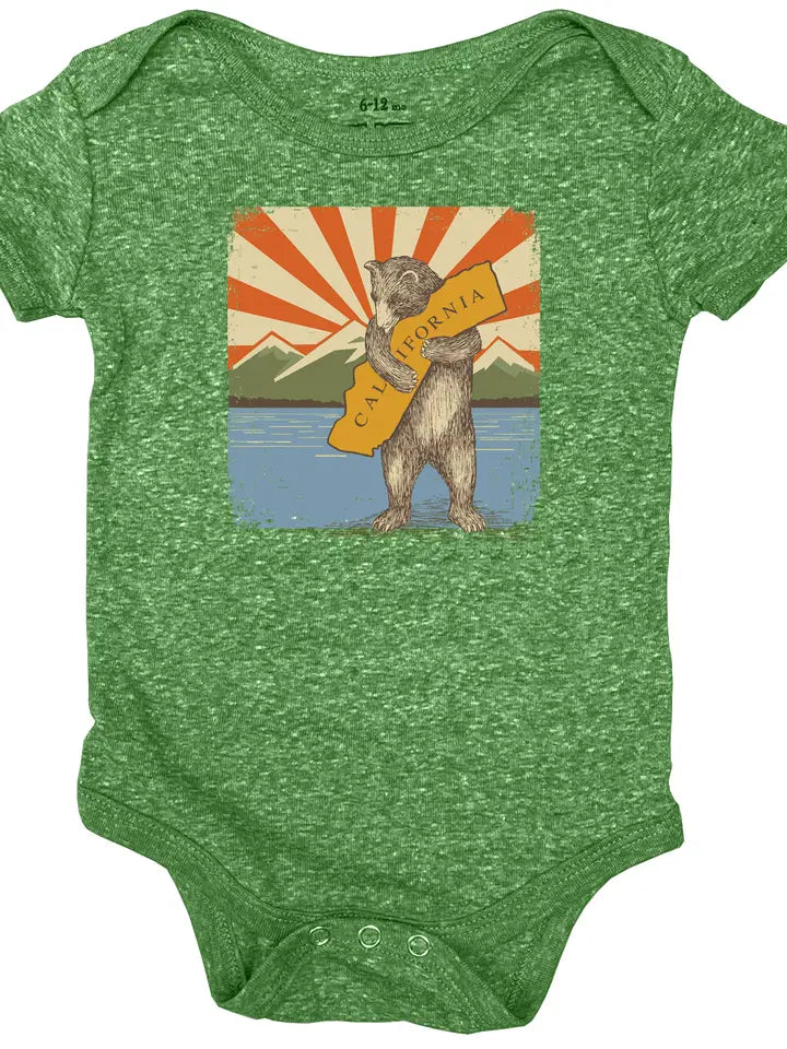 CA Mountain Bear Onesie