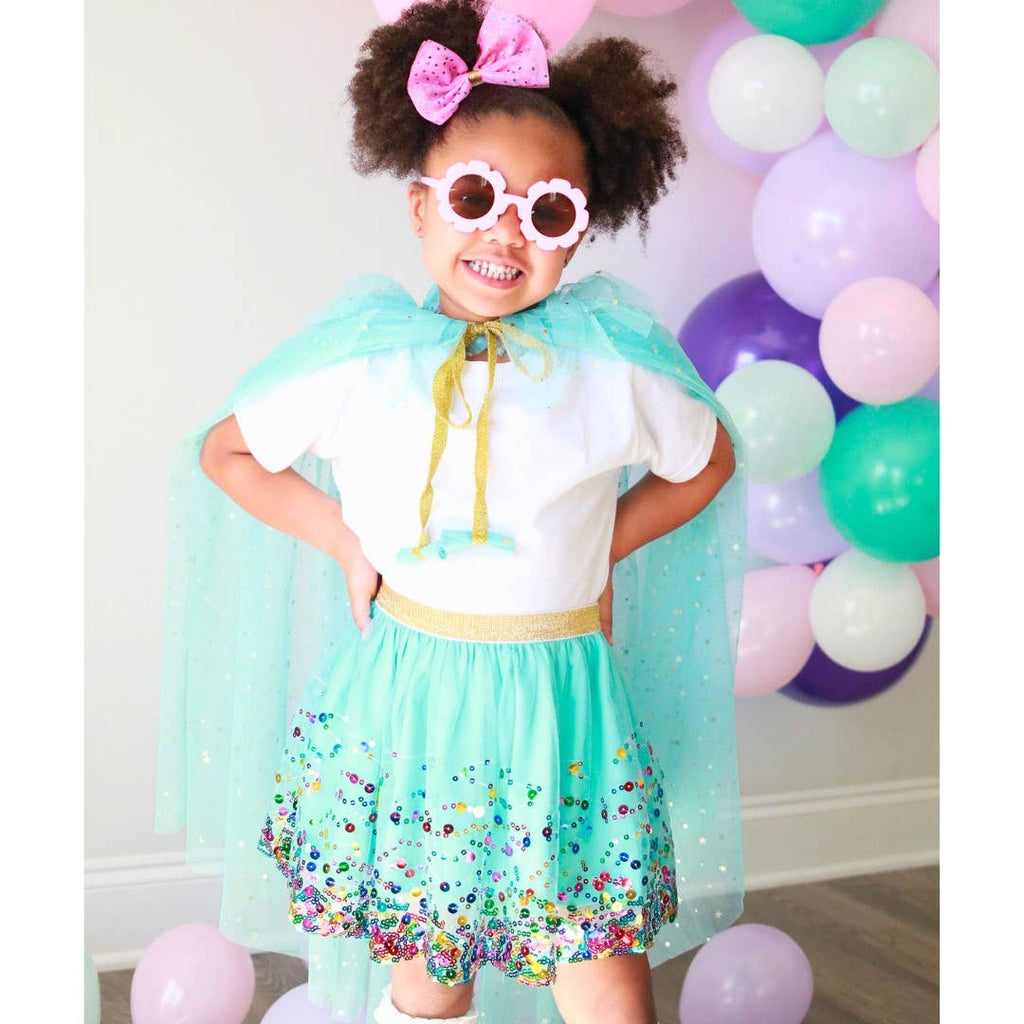 Aqua Star Cape - Kids Dress Up Cape