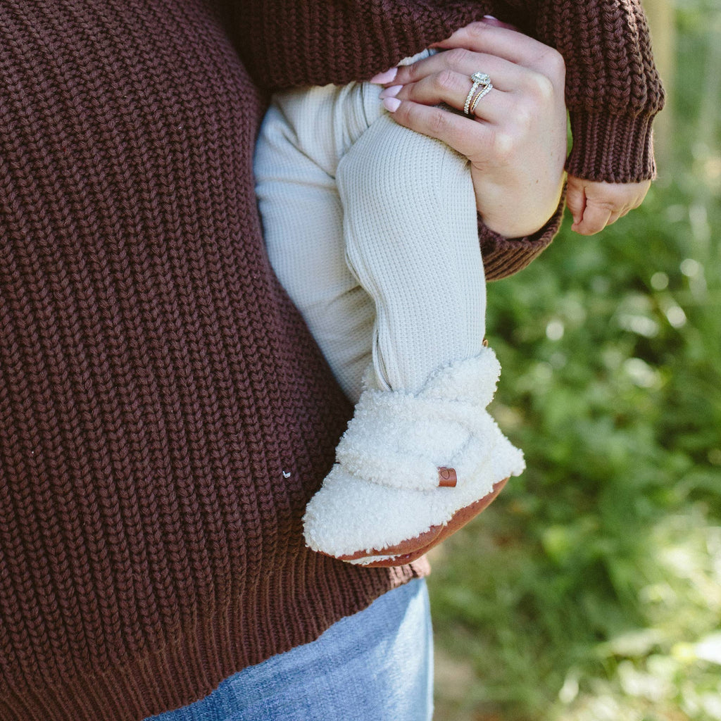 Sherpa Baby Stay-On Boots - Alabaster