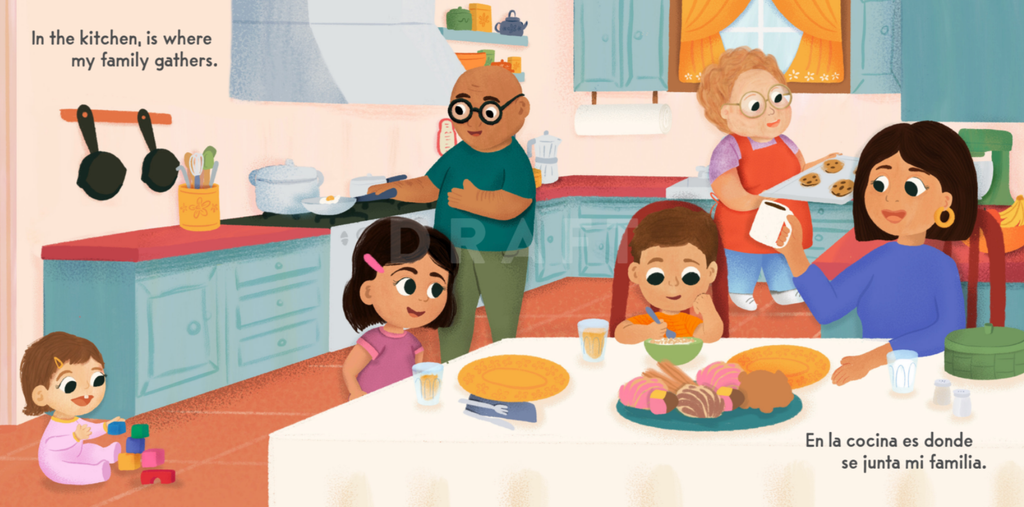 In the Kitchen, En La Cocina :A Bilingual Journey