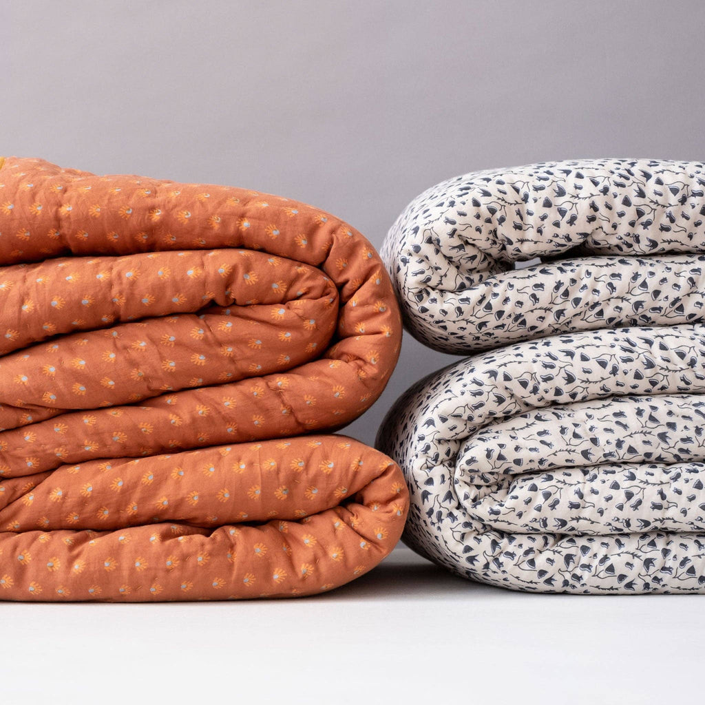 Aja Terracotta Tangerine  Quilt