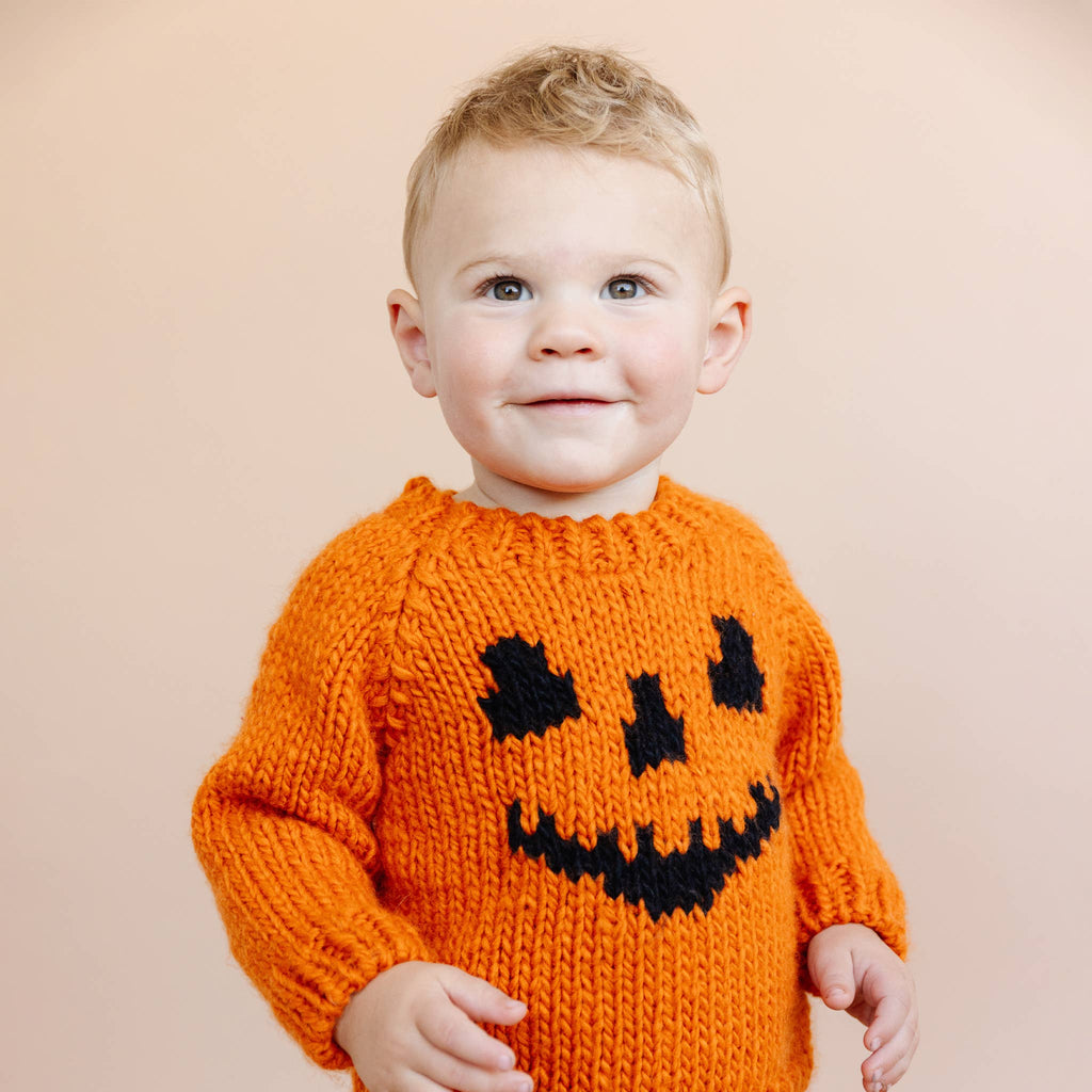 Jack-o-lantern Sweater, Kid Halloween Pumpkin