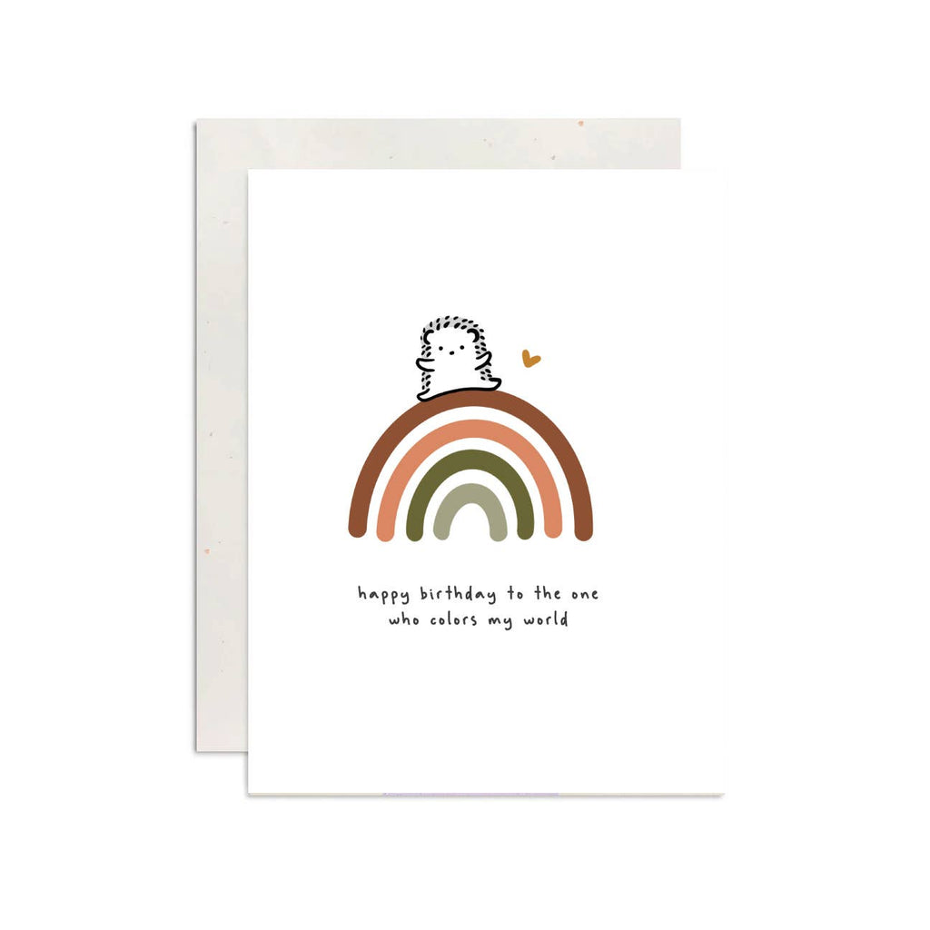 Rainbow Birthday Card