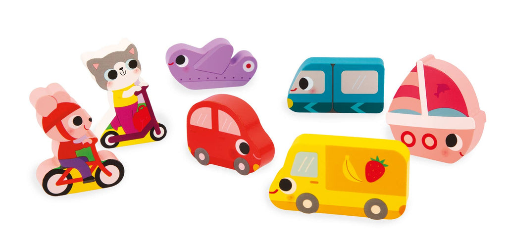 CHUNKY PUZZLE |  VEHICLES | 7 STAND-ALONE PIECES