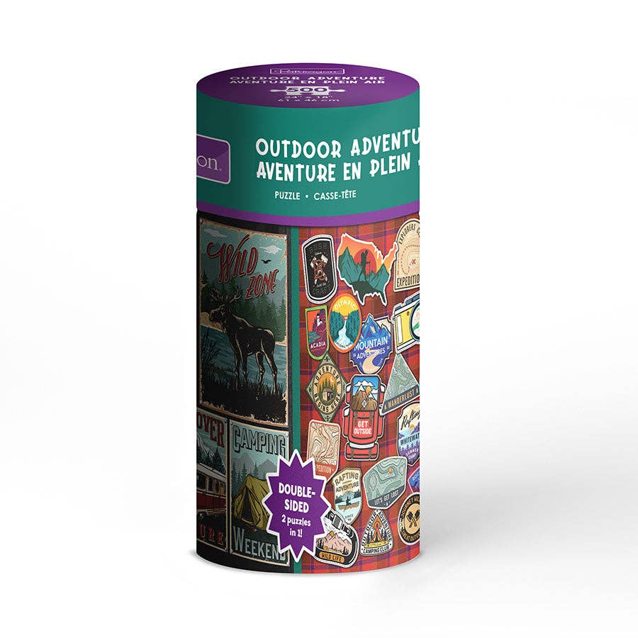 Outdoor Adventure 500 Piece Double-Sided Adult Puzzle
