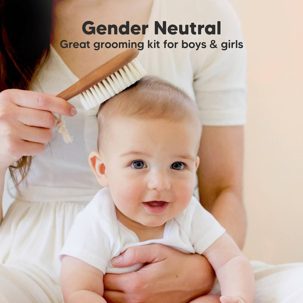 Baby Hair Brush and Comb Set Keababies