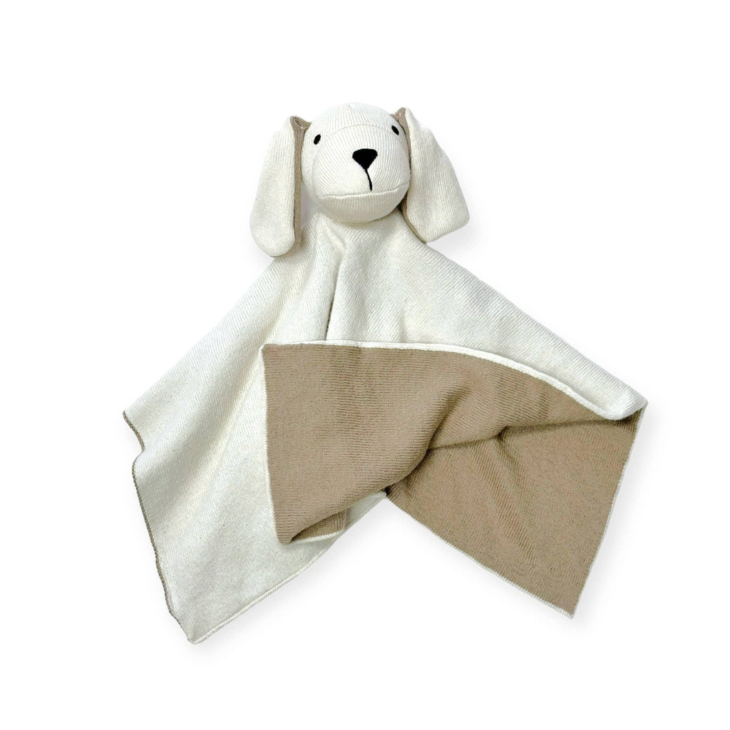 Puppy Dog - Organic Baby Lovey Security Blanket Cuddle Cloth: Natural