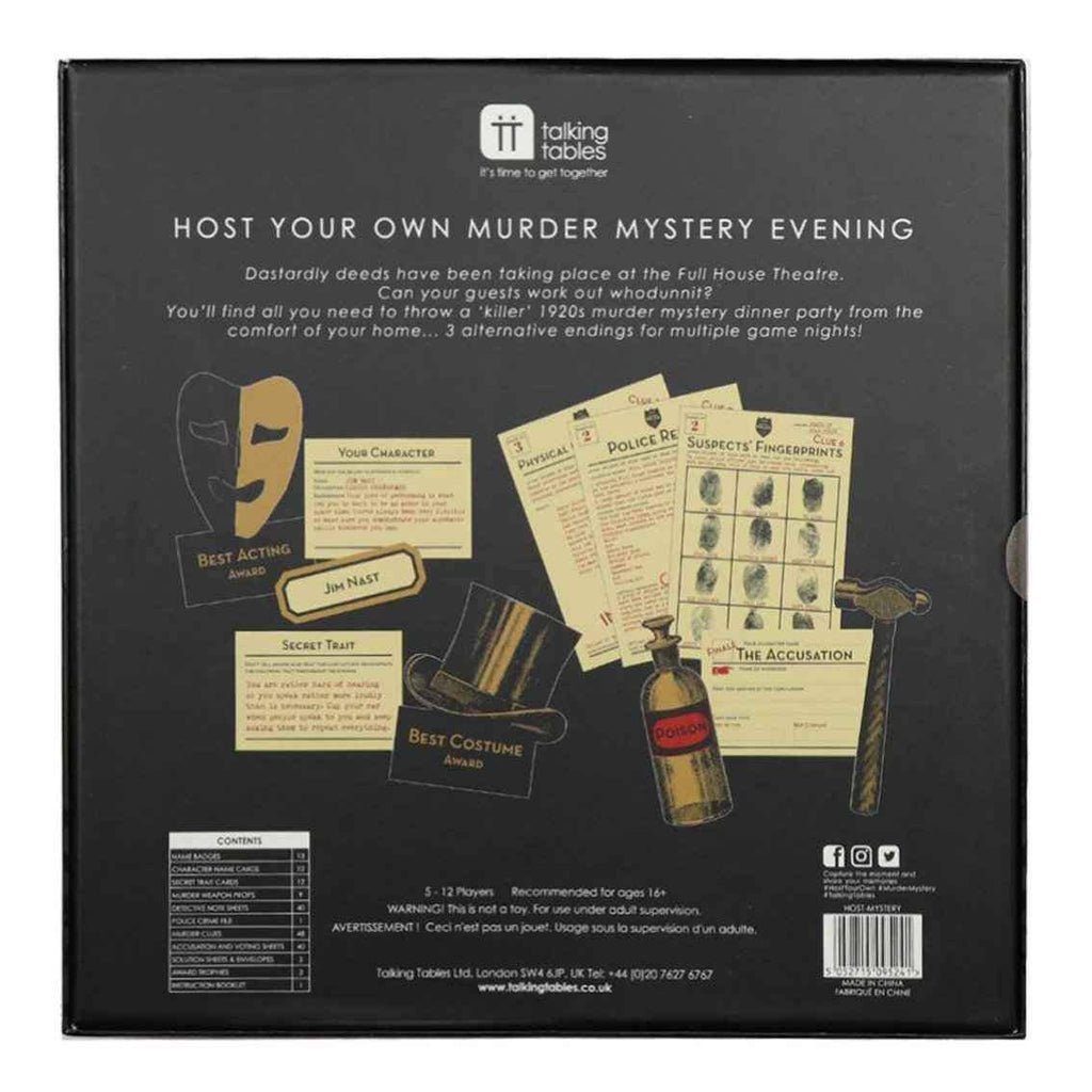 Host Your Own Murder Mystery | At the Theatre