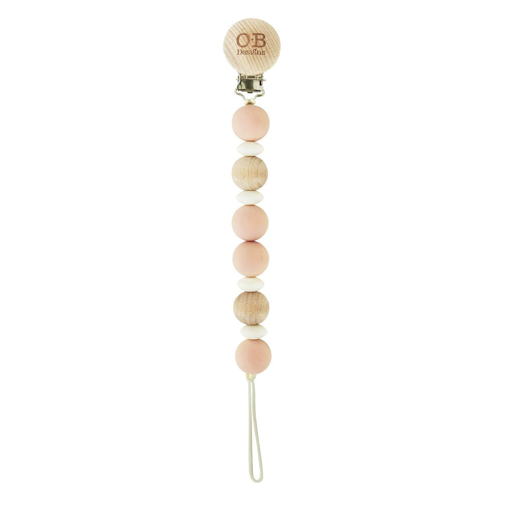 Blush Pink Eco-Friendly Pacifier Chain