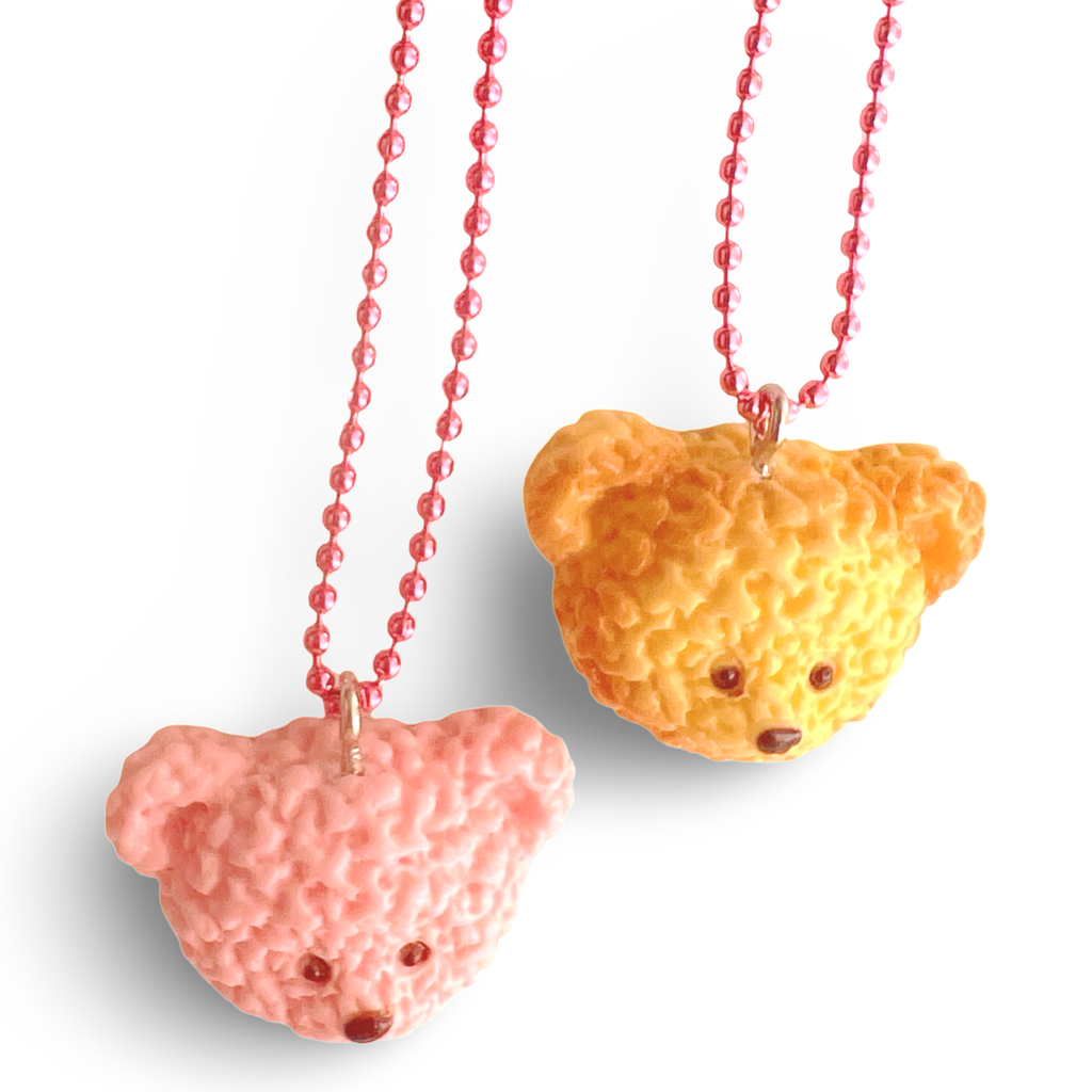 Pastry Bear Necklace I Charm Necklace I Handmade Necklace