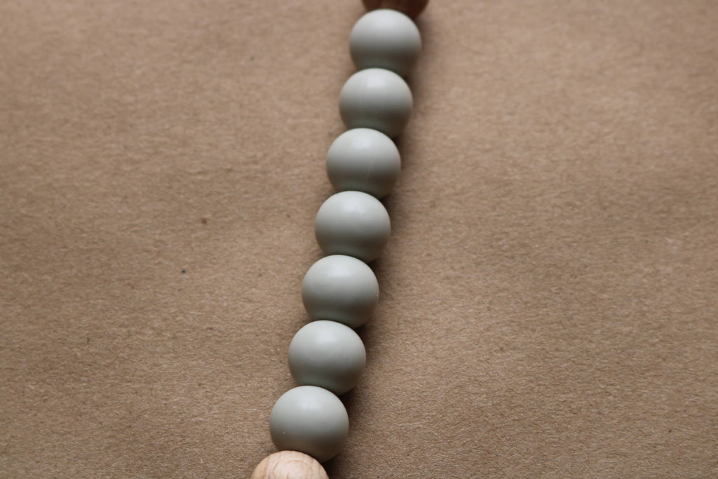 Pacifier Clip- Light Gray