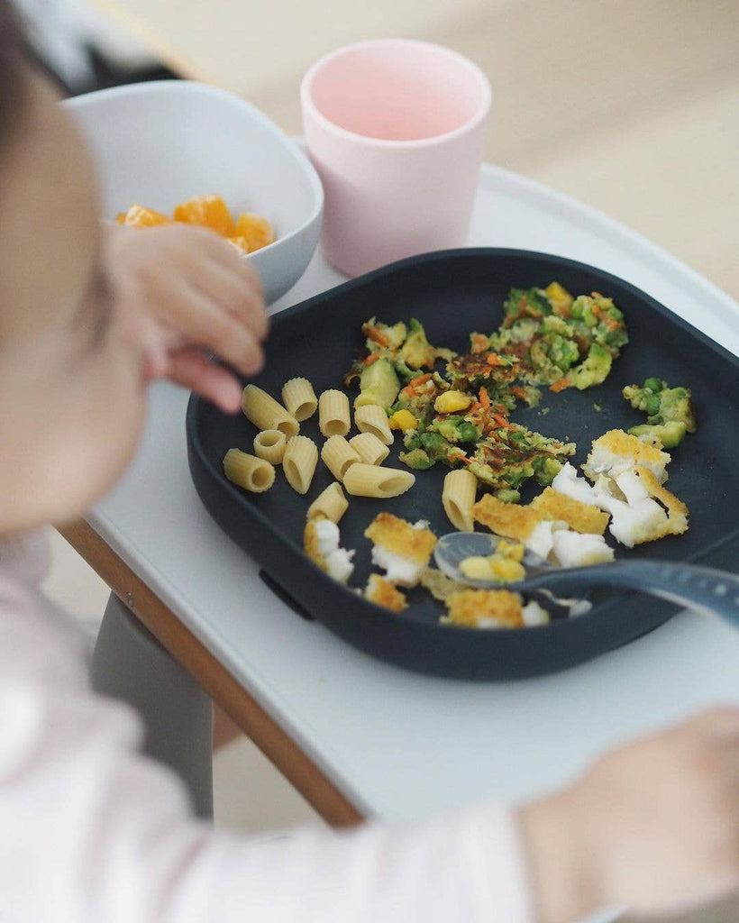 BEABA Silicone Suction Meal Set - Set of 4 - Midnight