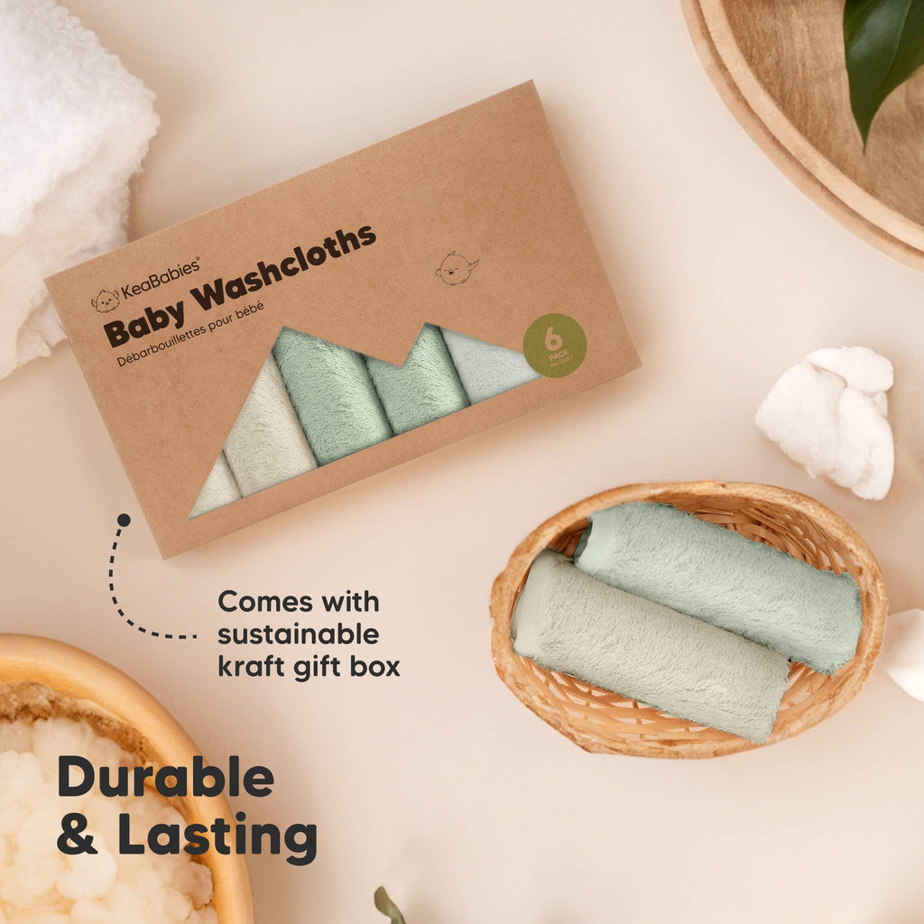 6-Pack Baby Wash Cloths