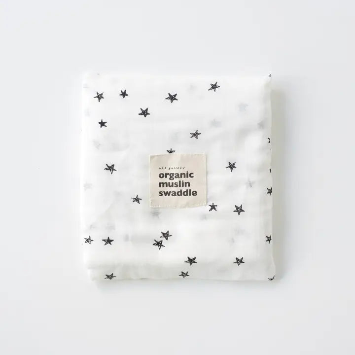 Organic Musilin Swaddle | Stars