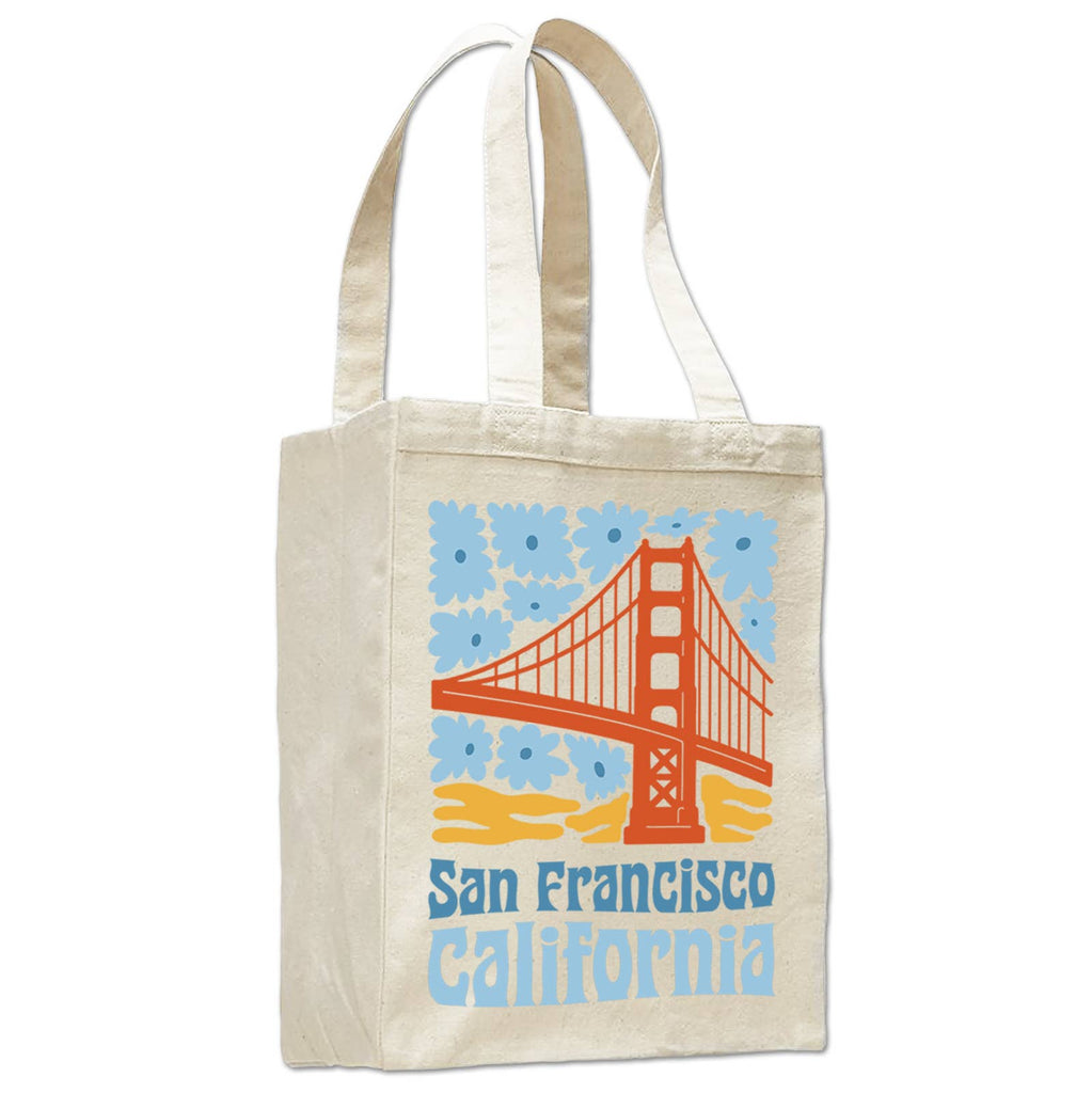 SF/CA Flower Power Book Bag / Tote