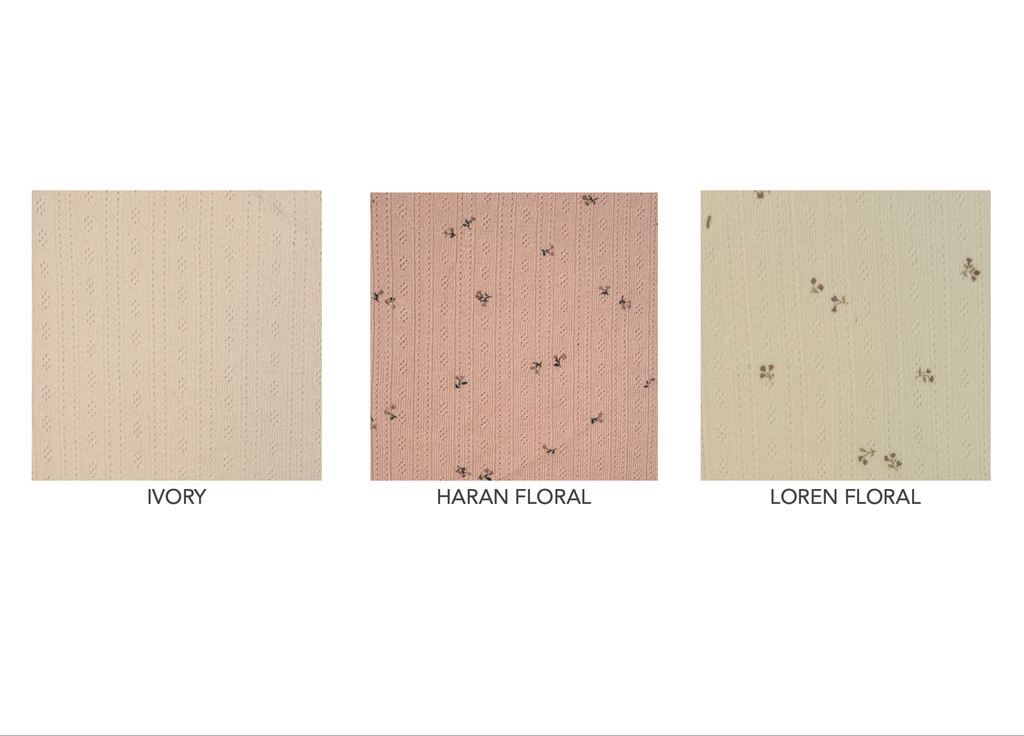 Hilda Brushed Back Pointelle Long Sleeve Kimono Bodysuit