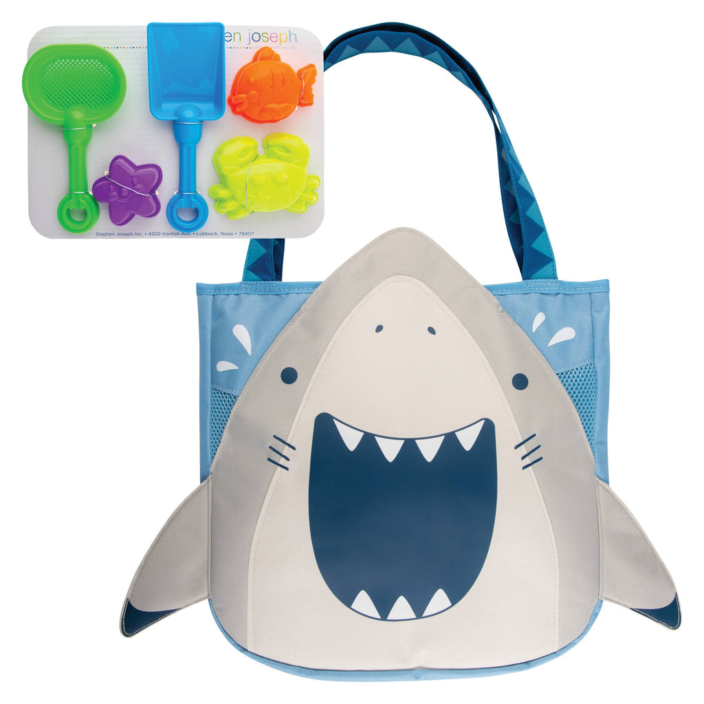Beach Tote with Sand Toys Play Set