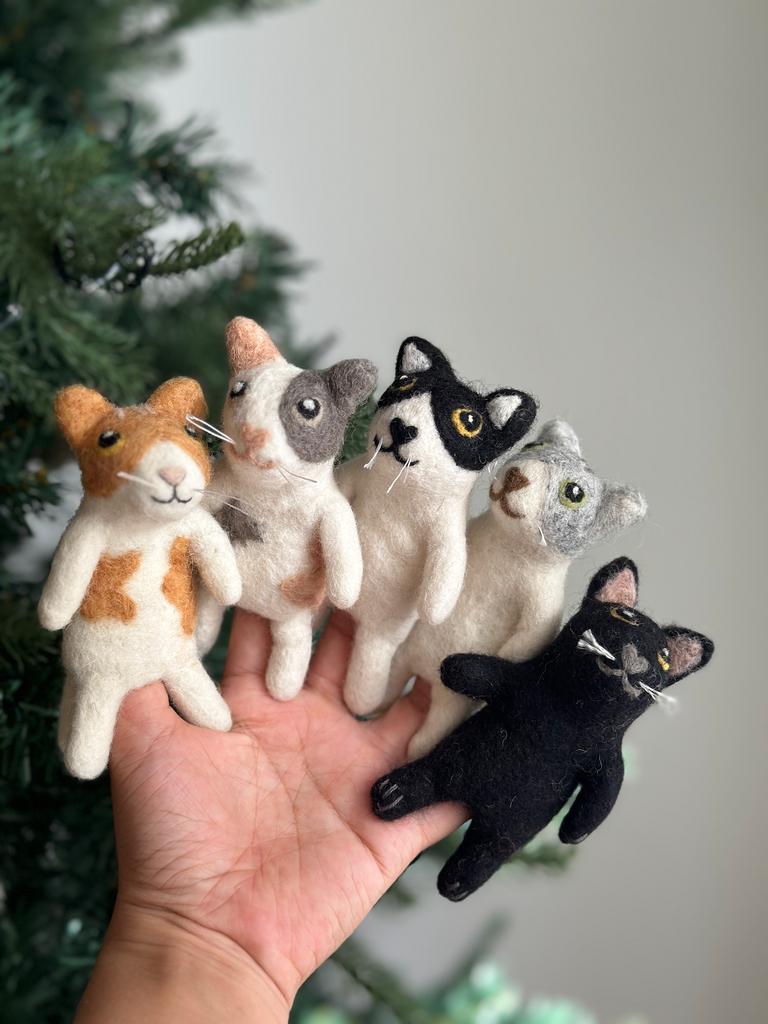 Assorted Kitty Finger Puppets