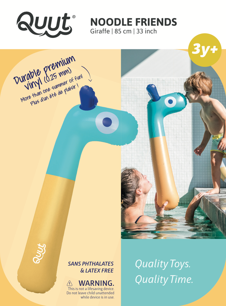 Quut Noodle Friends - Dino, Giraffe and Horse! Pool Toy: Dino