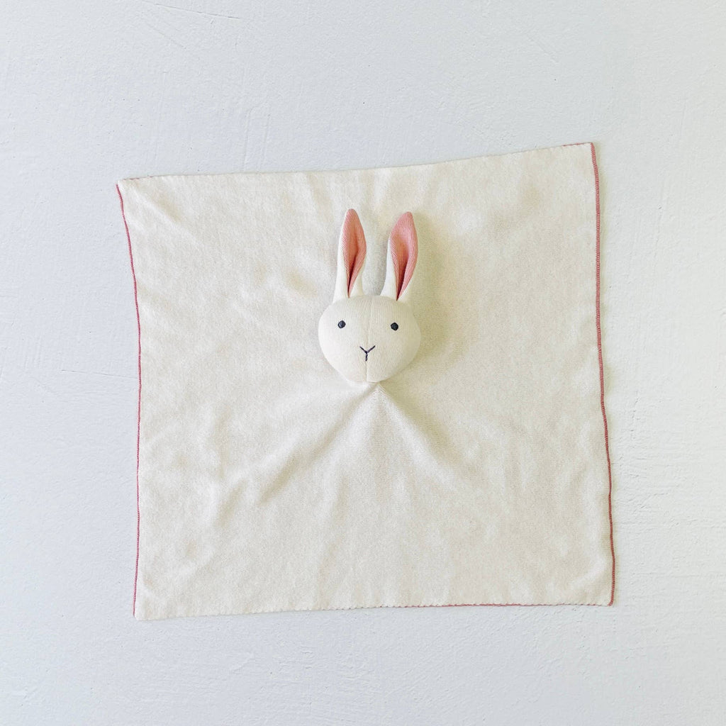 Bunny-Organic Baby Lovey Grey Heather