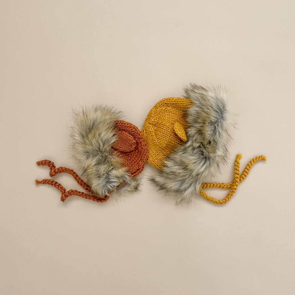 Lion Bonnet, Mustard | Baby & Kids Hat Gift