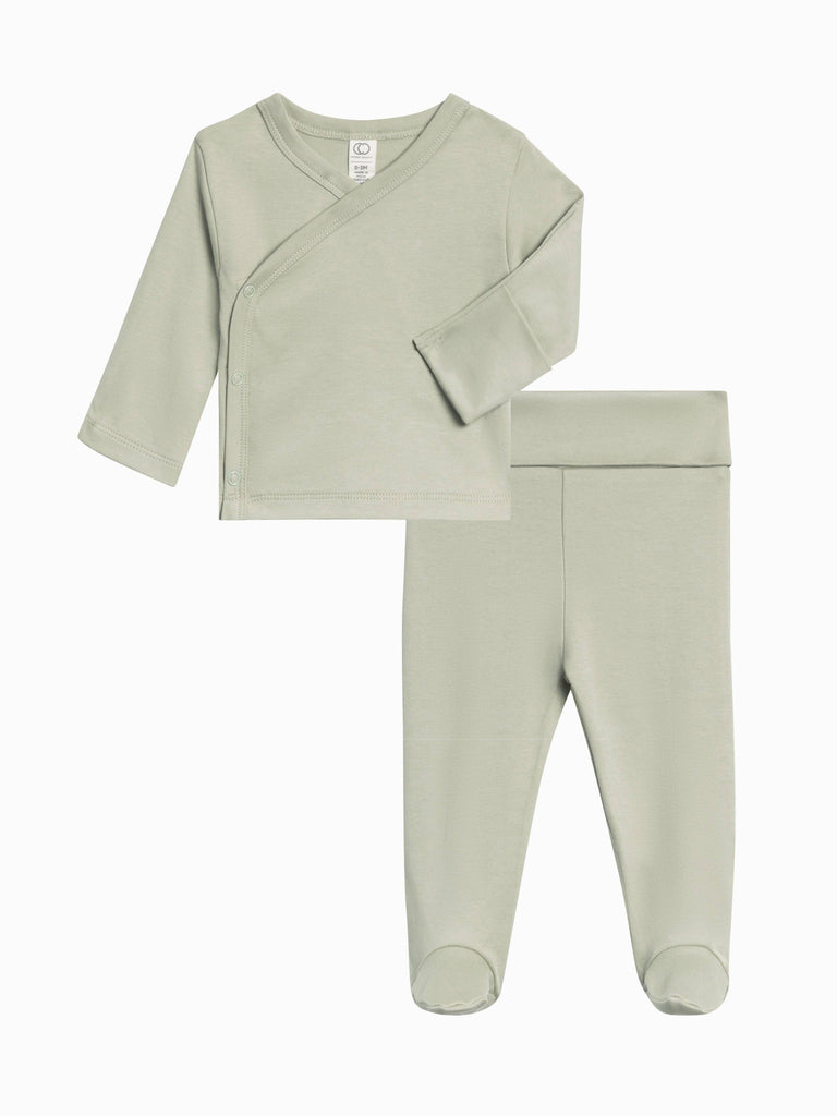 Classic Riley 2 Piece Kimono Wrap Top and Pant Set