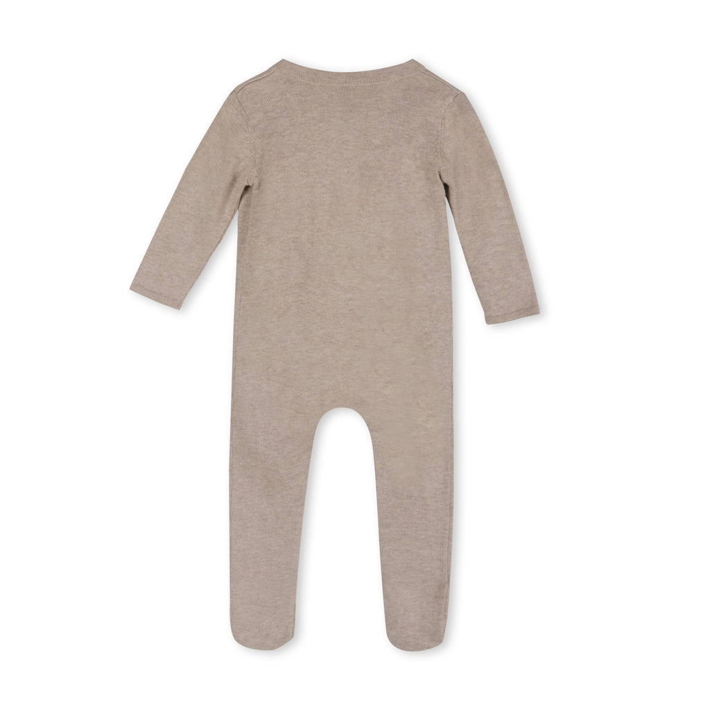 Milan Sweater Knit Baby Kimono Footie Coverall (Organic)