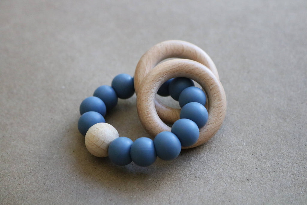 Ring Teether | Navy