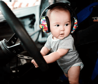 Baby Earmuffs Prints Noise Attenuation Wide Headphones: Prism