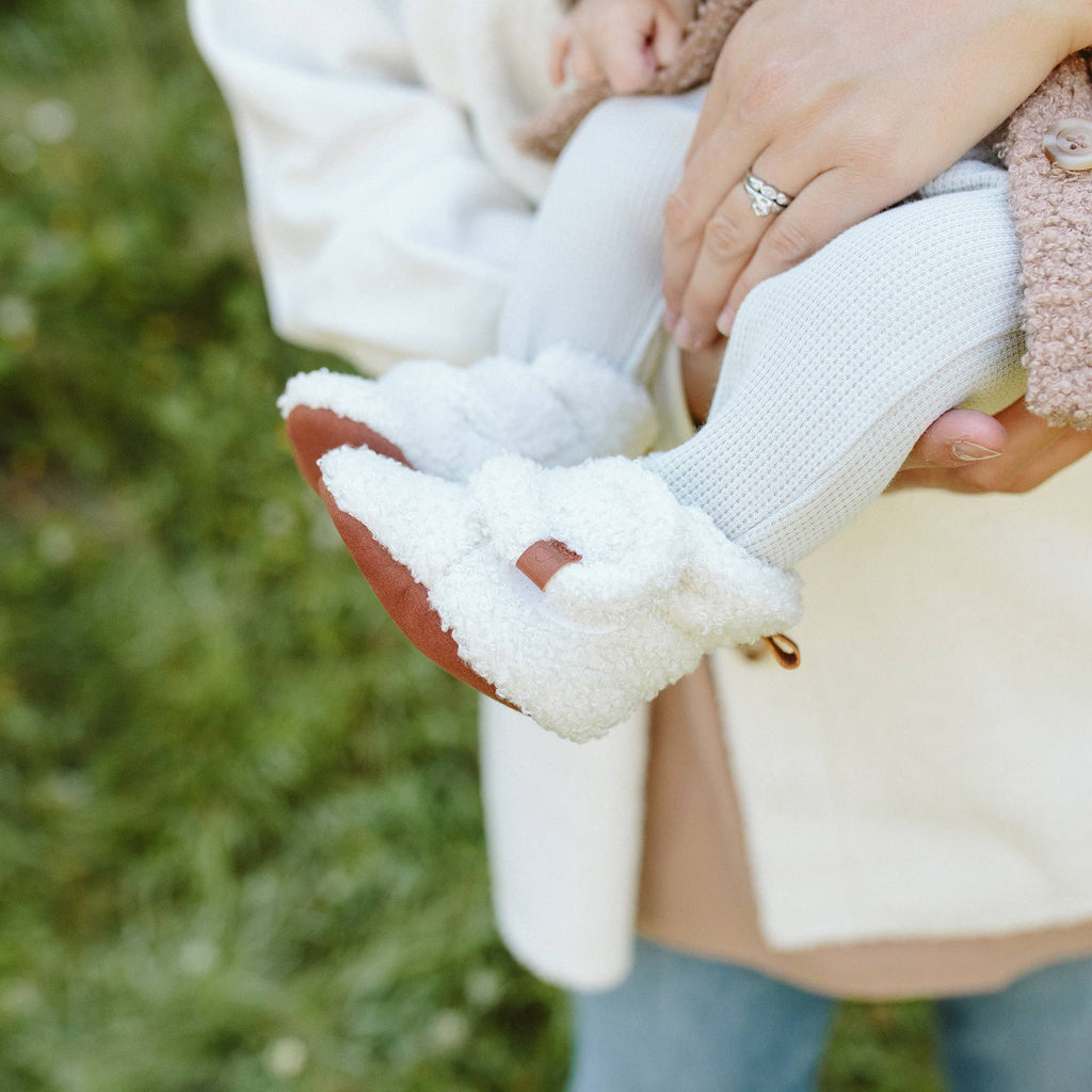 Sherpa Baby Stay-On Boots - Alabaster