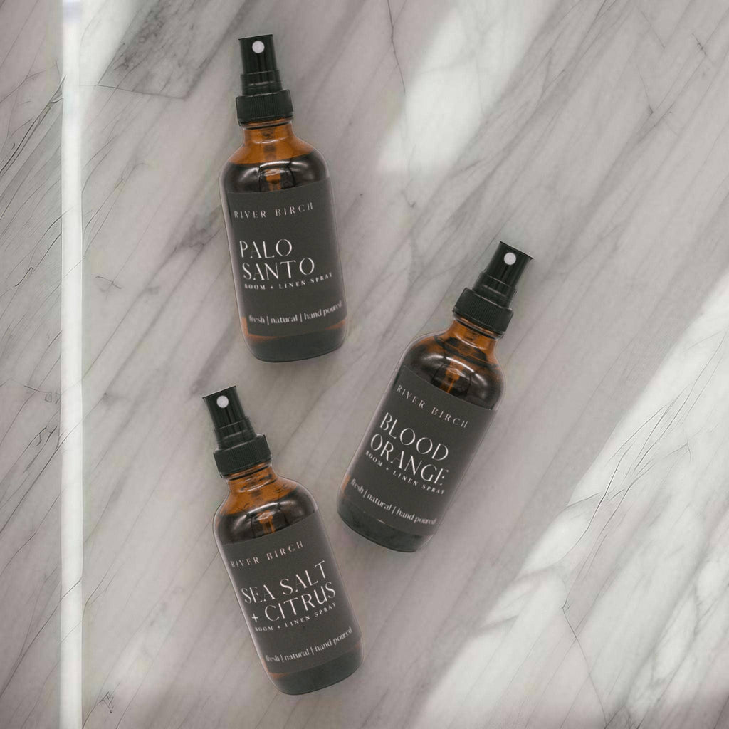 Sea Salt + Citrus - 4 oz Amber Glass Room + Linen Spray