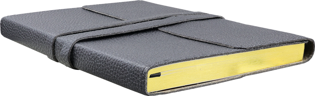 Black Leather Wrap Journal