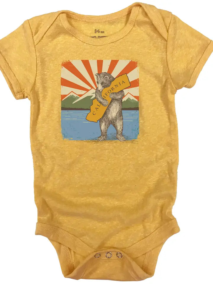 CA Mountain Bear Onesie