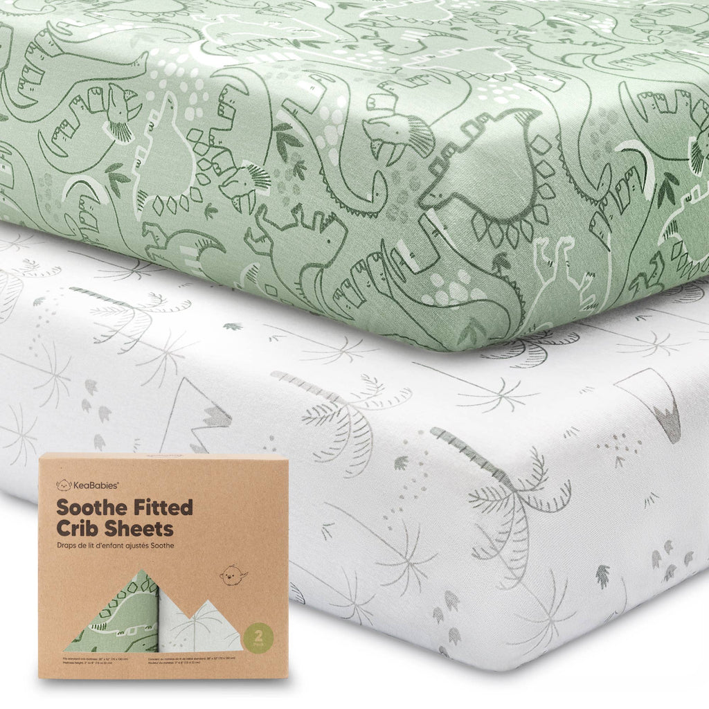 Organic Cotton Fitted Crib Sheet 2pk