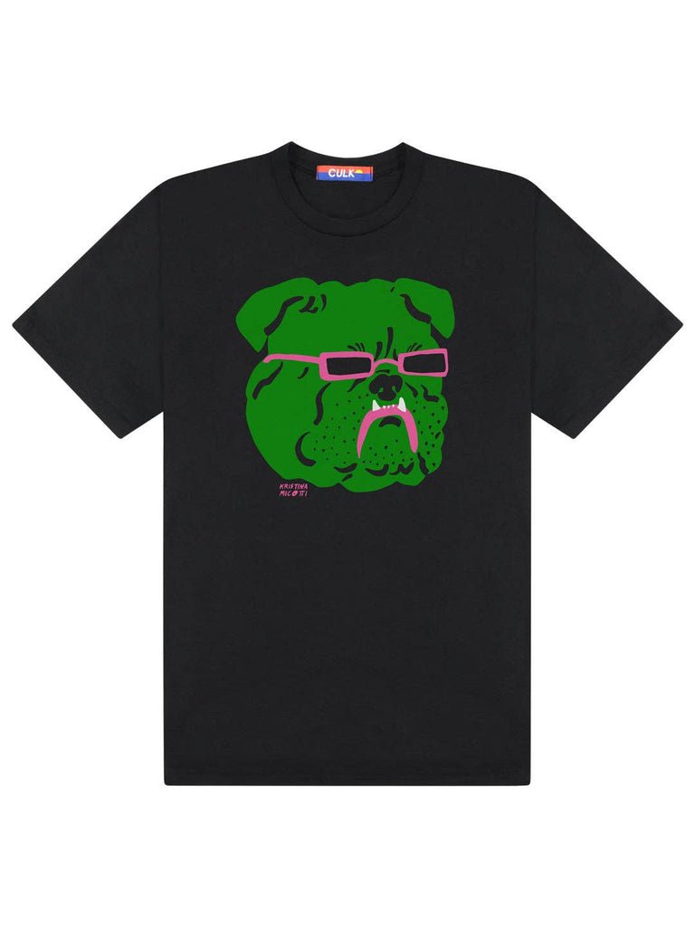 Green Bulldog Tee