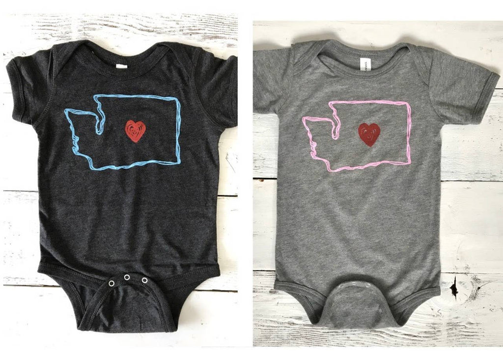 Washington Love Baby Onesie
