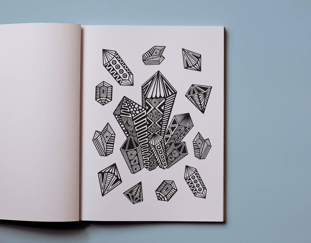 Dream in Color: Coloring Book & Stickers (Iridescent Cover)