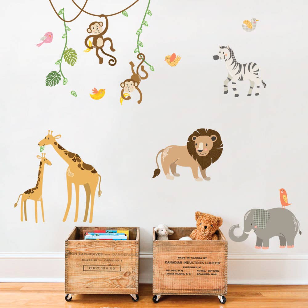 Jungle Animals Wall Sticker