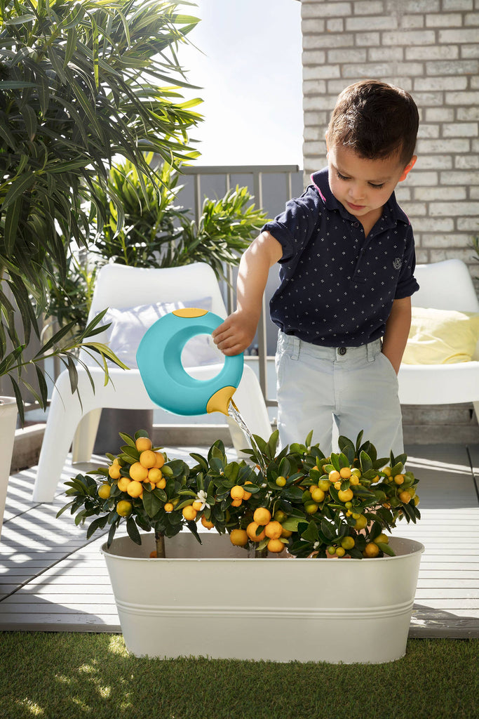 Quut Cana Small - Playful Watering Can. Beach and Sand Toy.: Banana Blue