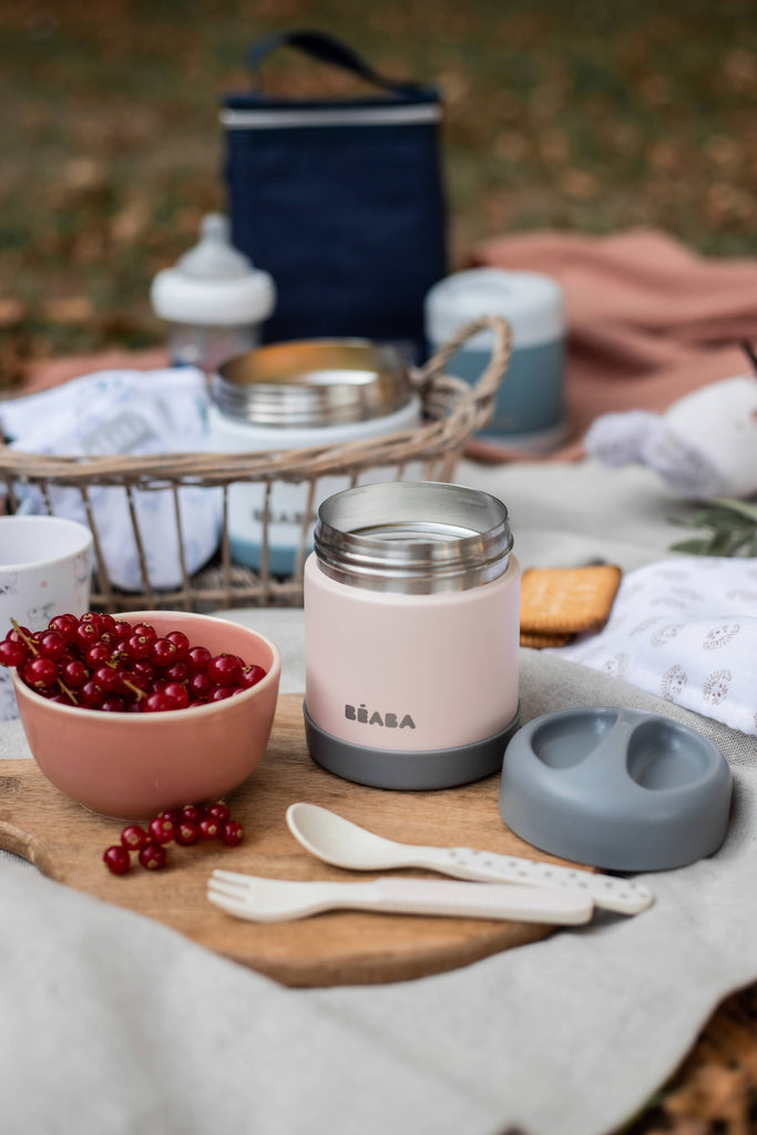 BEABA Stainless Steel 10 oz Jar - Rose
