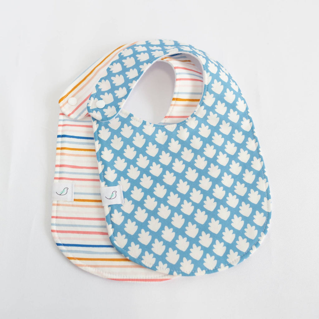 Charlie Snap Bib - Summer Stripe